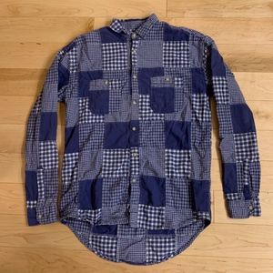 Topman Checkered Button-Up Shirt